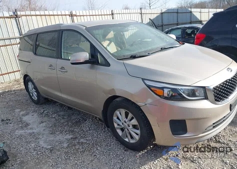 2016 Kia Sedona Lx z USA, uszkodzony, nr VIN KNDMB5C15G6195176